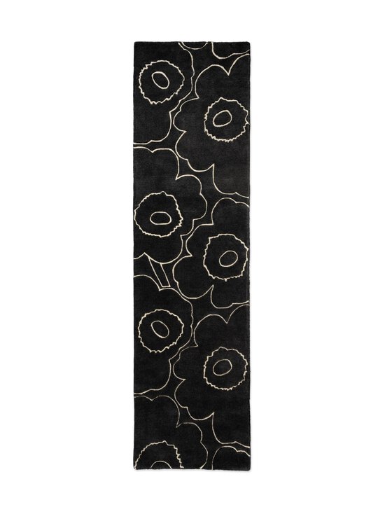 Marimekko - Piirto Unikko -villamatto - 133705 CHARCOAL | Stockmann - photo 1