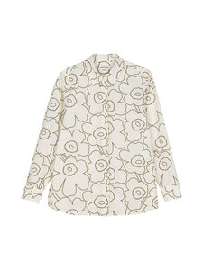 Marimekko - Tilla Piirto Unikko kreklbūze - 610 OFF WHITE, OLIVE GREEN | Stockmann