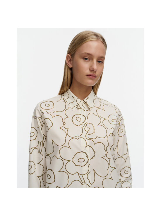 Marimekko - Tilla Piirto Unikko kreklbūze - 610 OFF WHITE, OLIVE GREEN | Stockmann - photo 5