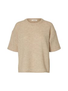 Selected - SlfLulu 2/4 O-neck džemperis - BIRCH DETAIL:MELANGE | Stockmann