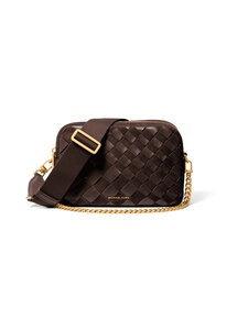 Michael Michael Kors - Bryant Medium Double Zip Chain Camera -olkalaukku - 251 CHOCOLATE | Stockmann
