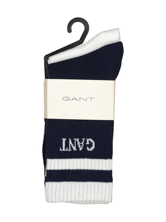 GANT - Sriped Sport -sukat 2-pack - 433 EVENING BLUE | Stockmann - photo 3