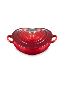 Le Creuset - Ahjuvorm Cast Iron Heart Shallow Casserole 1 l, 20 cm - CERISE | Stockmann