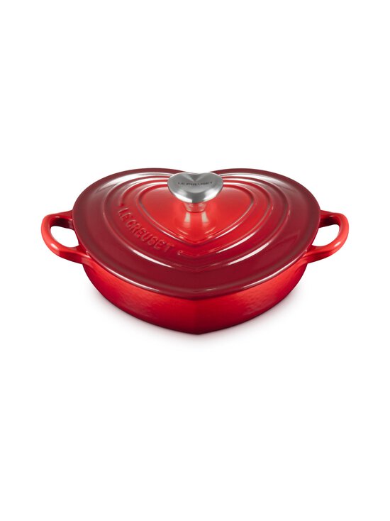 Le Creuset - Ahjuvorm Cast Iron Heart Shallow Casserole 1 l, 20 cm - CERISE | Stockmann - photo 1