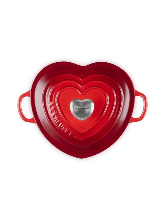 Le Creuset - Ahjuvorm Cast Iron Heart Shallow Casserole 1 l, 20 cm - CERISE | Stockmann - photo 4