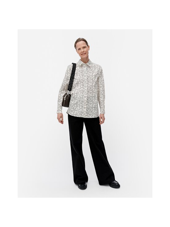 Marimekko - Tilla Piirto Unikko -paitapusero - 119 WHITE, BLACK - photo 5 Marimekko - Tilla Piirto Unikko -paitapusero - 119 WHITE, BLACK | Stockmann - photo 5