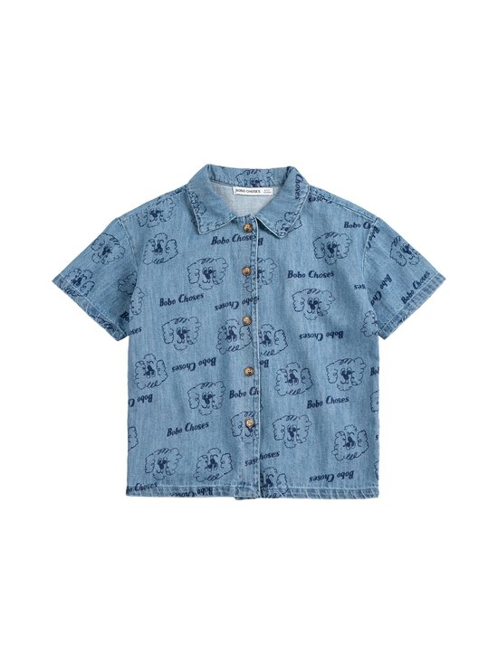 BOBO CHOSES - Pickle The Dog džinsa krekliņš ar īsām piedurknēm - 461 PRUSSIAN BLUE | Stockmann - photo 1