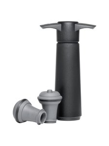 Vacuvin - Vakuumipumppu + 2 x viinipullon korkki - MUSTA | Stockmann