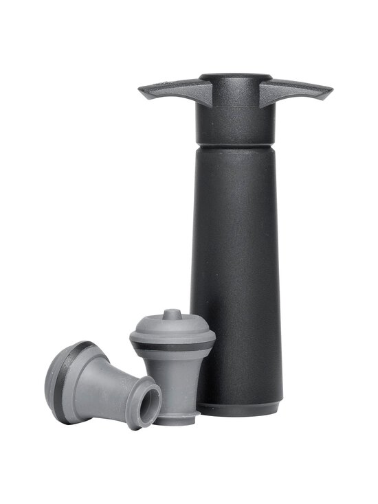 Vacuvin - Vakuumipumppu + 2 x viinipullon korkki - MUSTA | Stockmann - photo 1