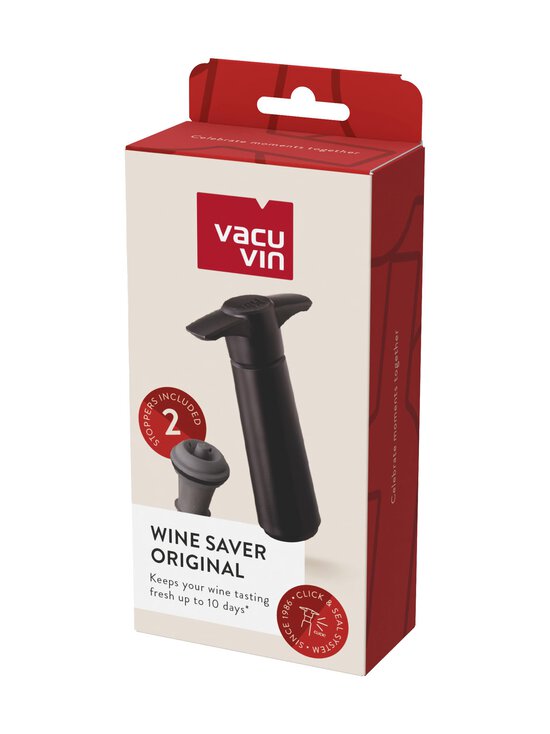 Vacuvin - Vakuumipumppu + 2 x viinipullon korkki - MUSTA | Stockmann - photo 2