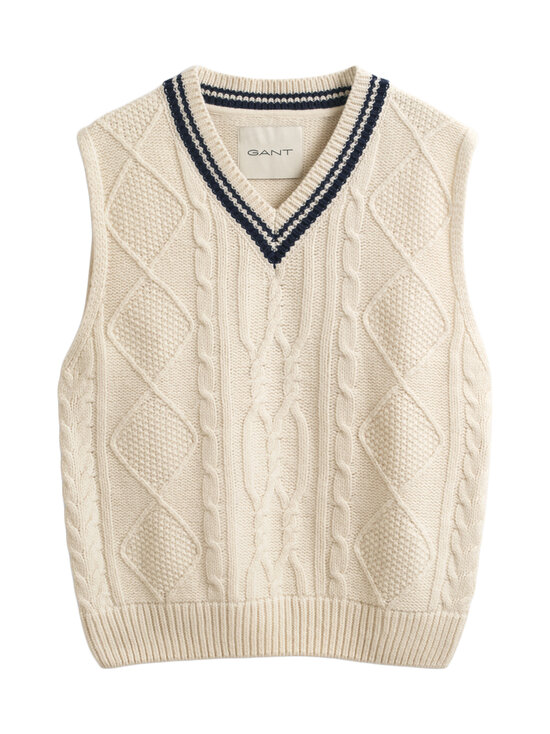 GANT - Palmikkoes vest - 130 CREAM | Stockmann - photo 1
