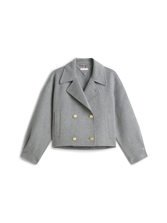 Tommy Hilfiger - Villakangast mantel Gold Button - P61 MED HEATHER GREY | Stockmann - photo 1