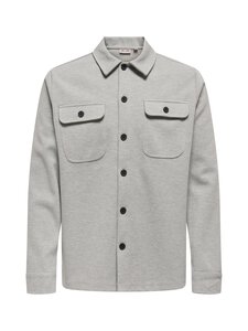 Only & Sons - OnsNewKodyl Overshirt -päällyspaita - LIGHT GREY MELANGE | Stockmann