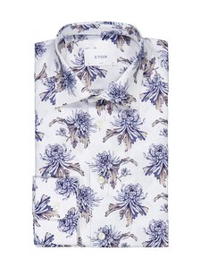Eton - Slim Fit Floral Signature Twill -kauluspaita - 32 BEIGE | Stockmann