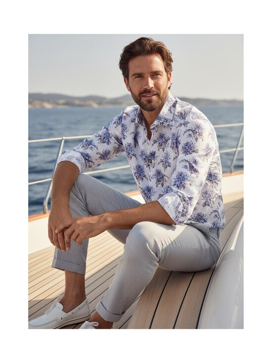 Eton - Slim Fit Floral Signature Twill -kauluspaita - 32 BEIGE | Stockmann - photo 3