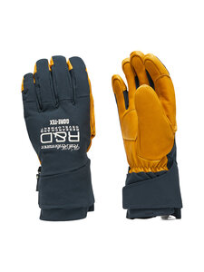 Peak Performance - R&D Gore-Tex -käsineet - 010 BLACK/NATURE AMBER/ | Stockmann