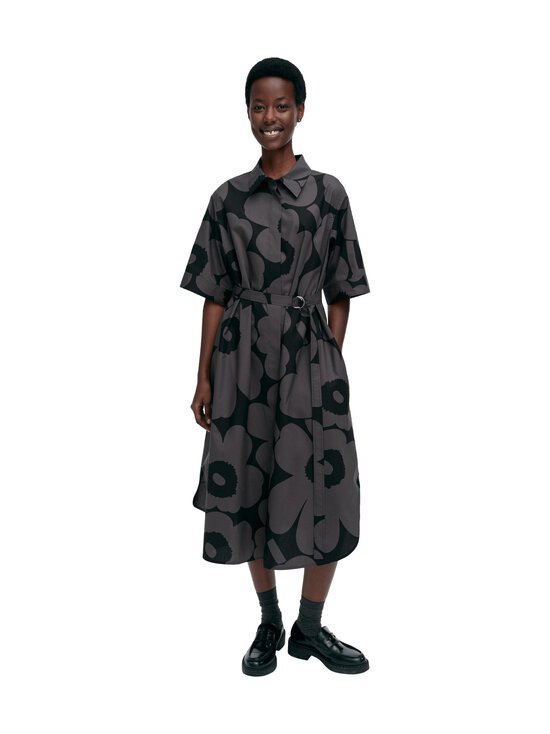 Marimekko - Poplīna Unikko kokvilnas kleita - 909 BLACK, DARK GREY - photo 1 Marimekko - Poplīna Unikko kokvilnas kleita - 909 BLACK, DARK GREY | Stockmann - photo 1