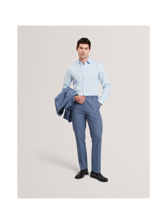 Ted Baker London - Cebu Regular Fit Plain Cotton -kauluspaita - LT-BLUE | Stockmann - photo 4