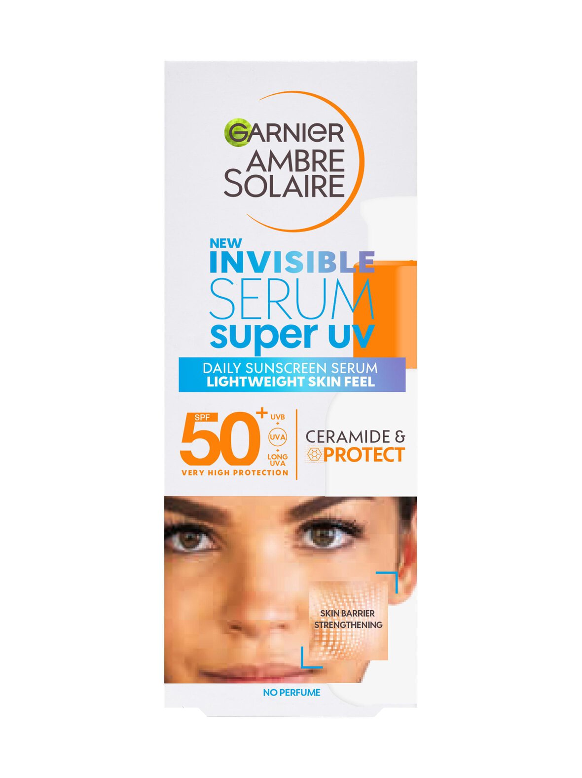 Ambre Solaire Invisible Serum Super UV for face SPF 50 -aurinkosuojaseerumi