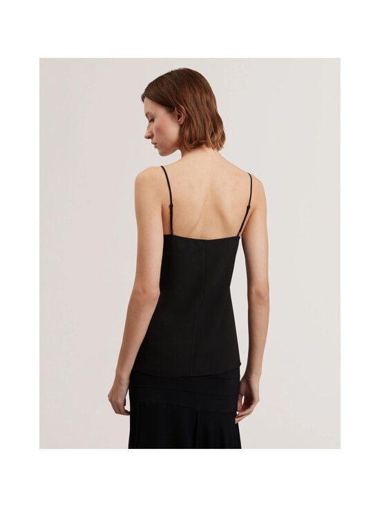 Ted Baker London - Lulea Chiffon Detail V-neck -toppi - BLACK - photo 2 Ted Baker London - Lulea Chiffon Detail V-neck -toppi - BLACK | Stockmann - photo 2