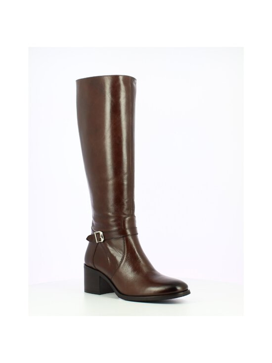 Wonders - Buckle Zipper -nahkasaappaat - TRIS KESTANE = ATNIIKKI BRWN | Stockmann - photo 2