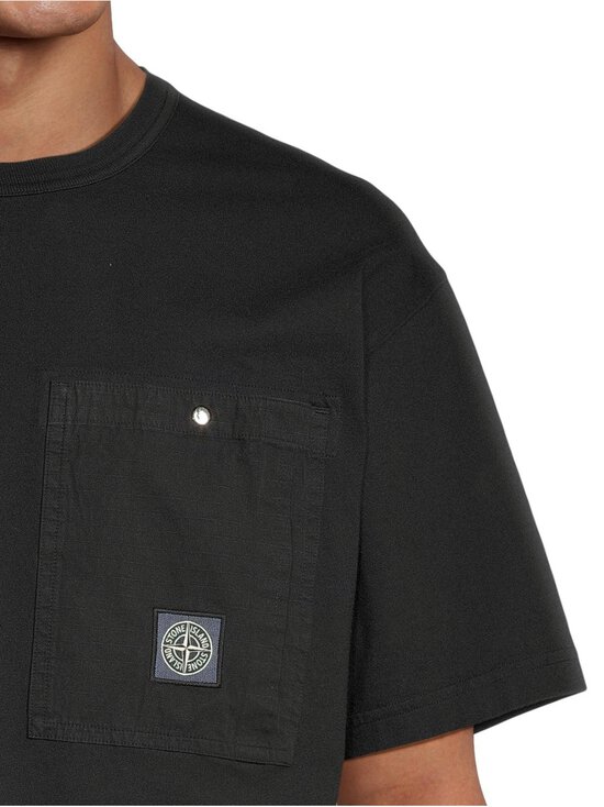 Stone Island - Pocket Logo t-paita - V0029 BLACK | Stockmann - photo 4