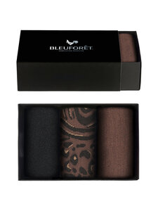 Bleuforêt - Merino Wool Gift Box -sukat 3-pack - CL6 / NOIR/CHOCOLAT | Stockmann