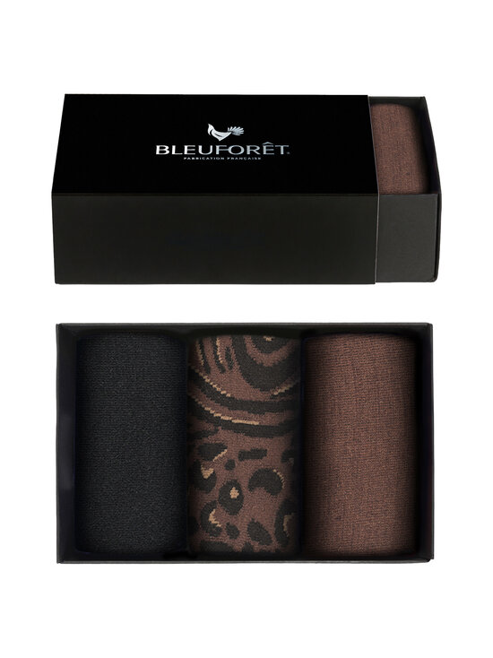 Bleuforêt - Merino Wool Gift Box -sukat 3-pack - CL6 / NOIR/CHOCOLAT | Stockmann - photo 1