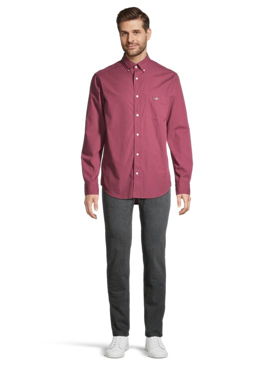 GANT - Micro Print krekls ar apkakli - 638 WINE RED - photo 2 GANT - Micro Print krekls ar apkakli - 638 WINE RED | Stockmann - photo 2