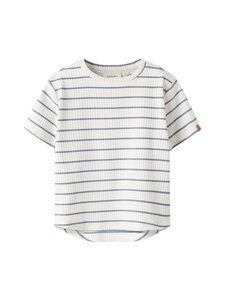 Lil' Atelier - NmmKail t-paita - COCONUT MILK STRIPES:ZEN BLUE | Stockmann
