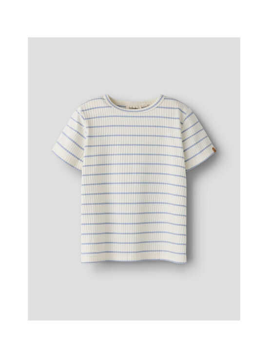 Lil' Atelier - NmmKail t-paita - COCONUT MILK STRIPES:ZEN BLUE | Stockmann - photo 3
