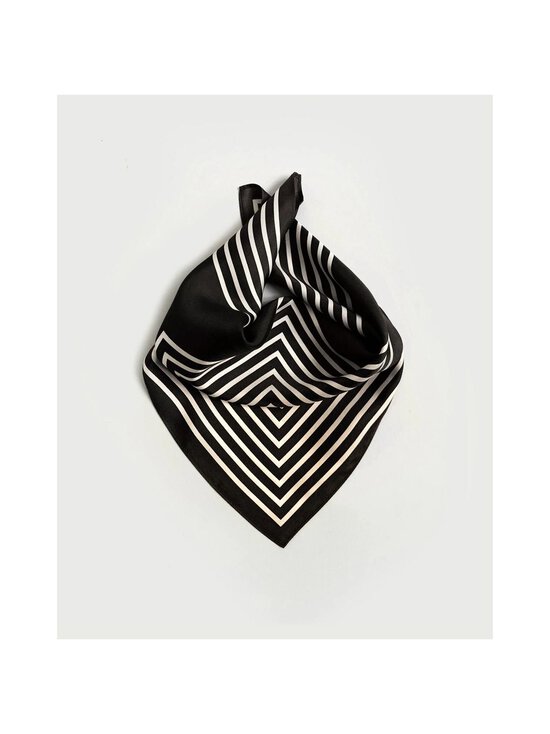 lescarf - Siidisall No 16 - BLACK & CREAM - photo 2 lescarf - Siidisall No 16 - BLACK & CREAM | Stockmann - photo 2