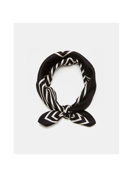 lescarf - Siidisall No 16 - BLACK & CREAM - photo 3 lescarf - Siidisall No 16 - BLACK & CREAM | Stockmann - photo 3