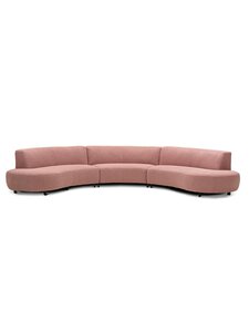 Furninova - Vesta Round -sohva Makalu-kangas blush L 284 cm - PINK | Stockmann