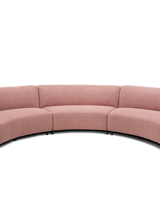 Furninova - Vesta Round -sohva Makalu-kangas blush L 284 cm - PINK | Stockmann - photo 2