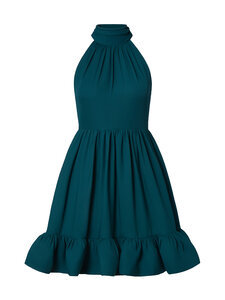 Malina - Fern Halterneck Ruffled Mini -mekko - 12132 TEAL | Stockmann