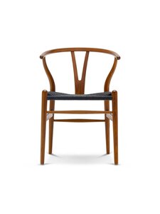 Carl Hansen&Son - CH24 Wishbone -tuoli - MUSTA,PÄHKINÄ | Stockmann