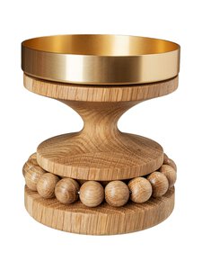 Aarikka - Ruustinna-kynttilänjalka - U040/K OAK/GOLD | Stockmann