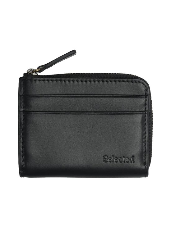 Selected - Rāvējslēdzēja ādas maks - BLACK | Stockmann - photo 1