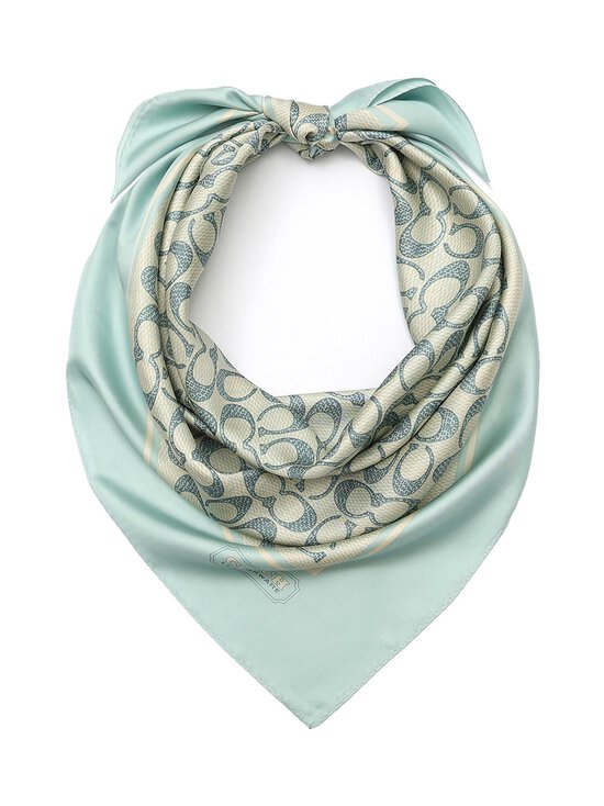 Coach - Textured Signature C Printed Silk -neliöhuivi - DWL 10 BRIGHT BLUE | Stockmann - photo 3