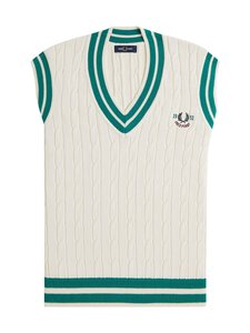 Fred Perry - Kootud vest Cable Tennis - 560 ECRU | Stockmann