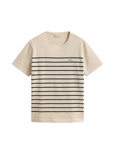 GANT - Placed Stripe -t-paita - 119 CREAMED WHITE | Stockmann