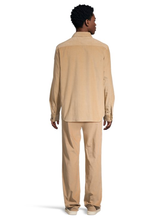 Moncler - Vakosamettikauluspaita - 236 MEDIUM BEIGE | Stockmann - photo 3