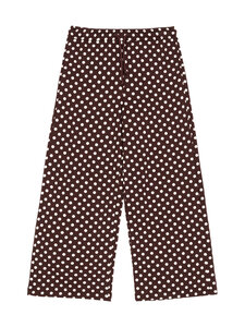 Marimekko - Naturaali Pallo Kioski -housut - 831 WINE RED, OFF WHITE | Stockmann
