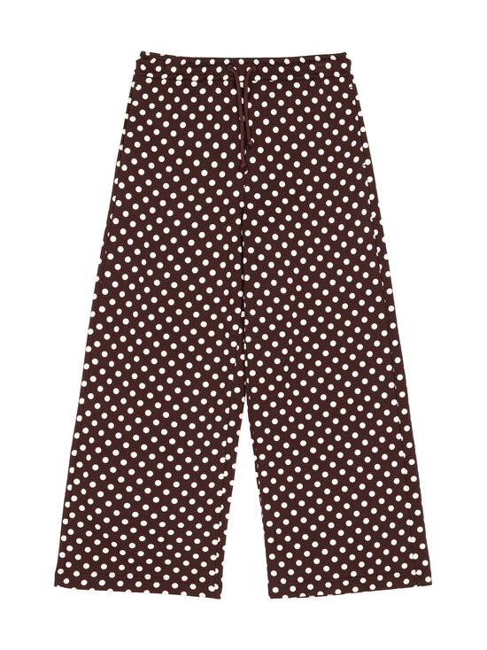 Marimekko - Naturaali Pallo Kioski -housut - 831 WINE RED, OFF WHITE | Stockmann - photo 1