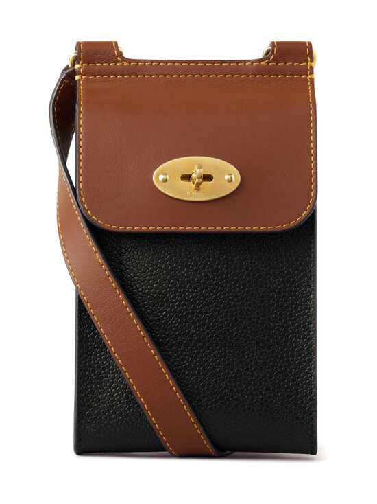 Mulberry - Mini Antony Pouch Eco Scotchgrain -nahkalaukku - A340 BLACK-COGNAC - photo 1 Mulberry - Mini Antony Pouch Eco Scotchgrain -nahkalaukku - A340 BLACK-COGNAC | Stockmann - photo 1