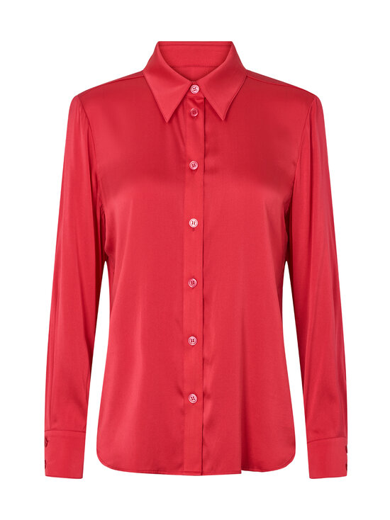 SAND Copenhagen - Latia N zīda kreklblūze - 860 MEDIUM RED | Stockmann - photo 1