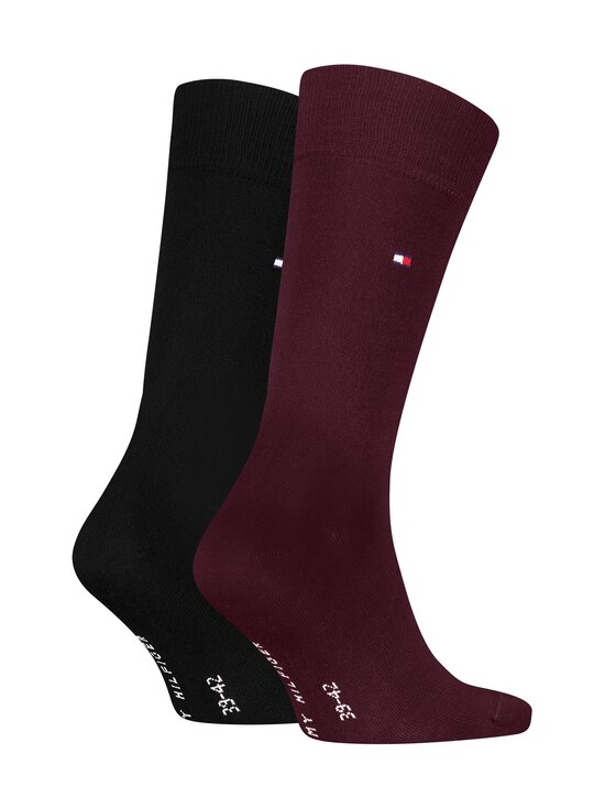 Tommy Hilfiger - Sokid TH Men Classic, 2 paari - 144 BURGUNDY - photo 2 Tommy Hilfiger - Sokid TH Men Classic, 2 paari - 144 BURGUNDY | Stockmann - photo 2