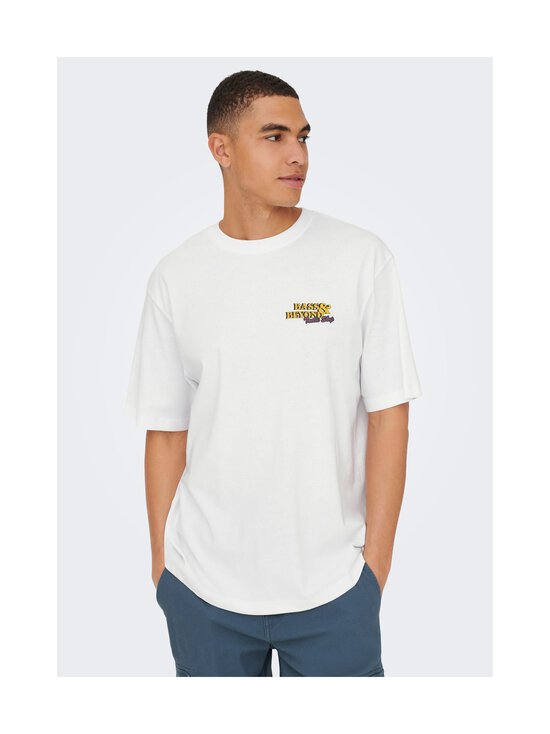 Only & Sons - T-särk OnsSeb - BRIGHT WHITE PRINT:BASS &AMP; BEYOND | Stockmann - photo 2