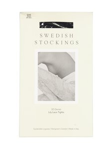 Swedish Stockings - Lily Lace -sukkahousut - 001 BLACK | Stockmann
